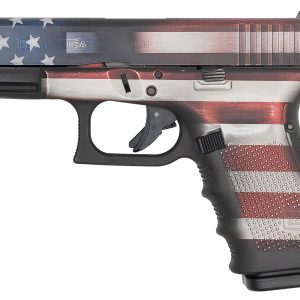 19 Gen4 9mm 15-Round Pistol with American Flag Battleworn Cerakote Finish (Made