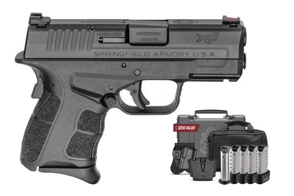 XDS Mod.2 9mm Instant Gear Up Package w/ 5 Mags, Range Bag, Holster, Mag Pouch