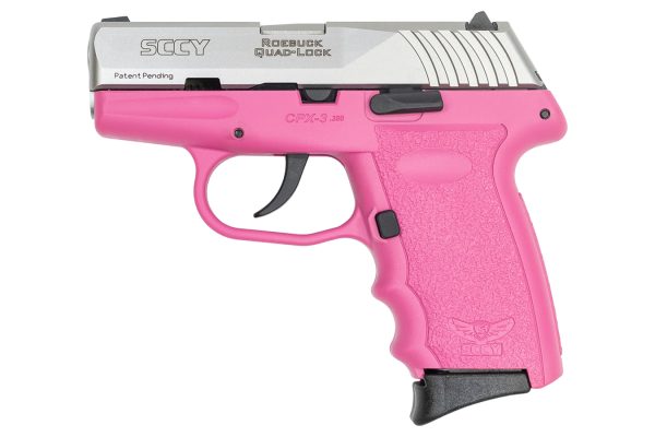 CPX-3 380 Auto Pink Frame and Stainless Slide