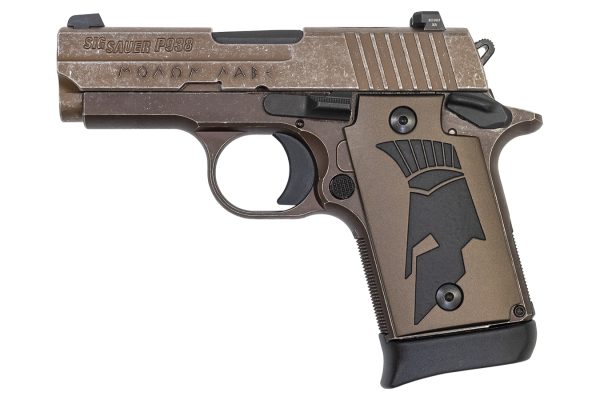 P938 Spartan II 9mm with Distressed Coyote Finish and Spartan Grip