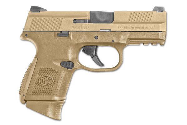 FNS-9 Compact 9mm Flat Dark Earth Pistol with Night Sights