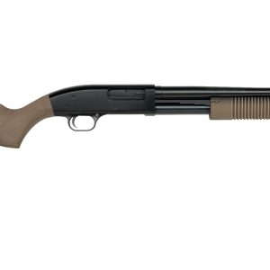 Maverick 88 Security 12 Gauge Pump Action Shotgun with FDE Forend and Stock