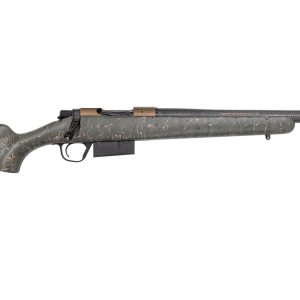 Ridgeline 450 Bushmaster Bolt-Action Rifle with Green/Black/Tan Stock