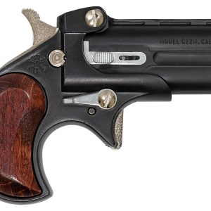 22 WMR Derringer with Black Powder Coat Finish and Rosewood Grips - Derringers - Texas Gun Store