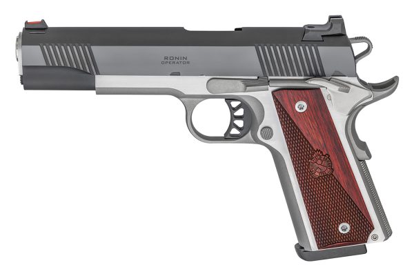 1911 Ronin Operator 9mm Full-Size Pistol with Wood Laminate Grips