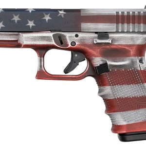 19 Gen4 9mm 15-Round Pistol with American Flag Battleworn Cerakote Finish