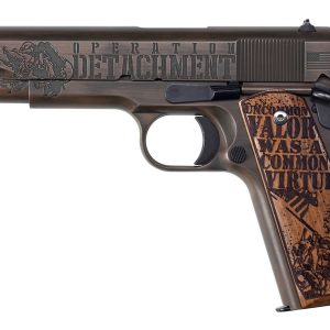 1911 .45 ACP Semi-Automatic Pistol with Iwo Jima Wood Grips