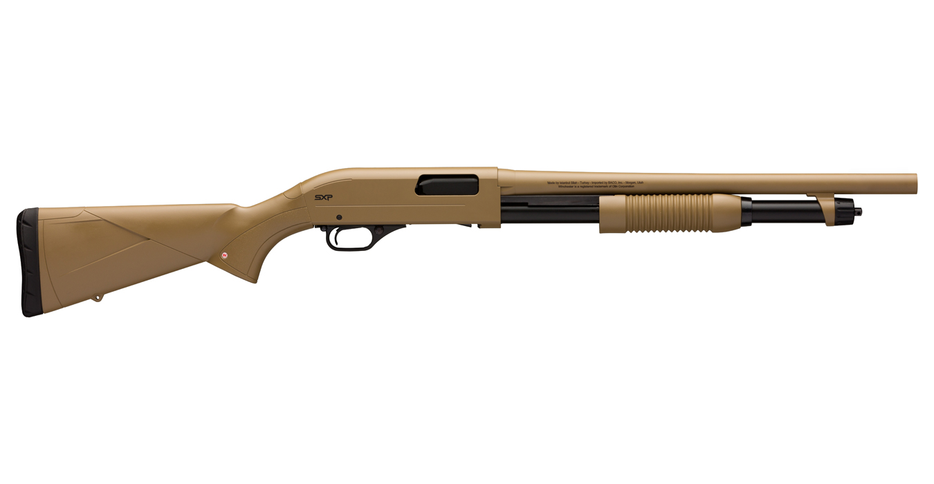 SXP Defender 12 Gauge Pump Shotgun with Flat Dark Earth Finish