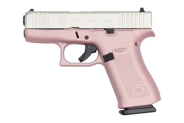 43X 9mm 10-Round Pistol with Cerakote Pink Frame and Cerakote Aluminum Slide