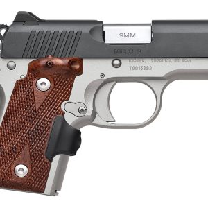 Micro 9 9mm Two-Tone Pistol with Crimson Trace Lasergrips