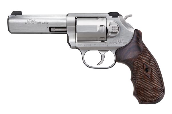 K6s Combat 357 Magnum DA/SA Revolver with 3-Finger Grips
