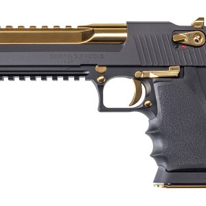 Mark XIX 44 Magnum Pistol with Titanium Gold Finish Barrel and Black Aluminum Fr