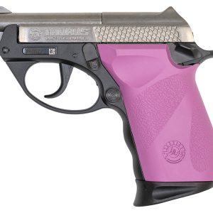 PT22 22LR Semi-Automatic Pistol with Stainless Slide and Raspberry Grips - Firearms - Texas Gun Store