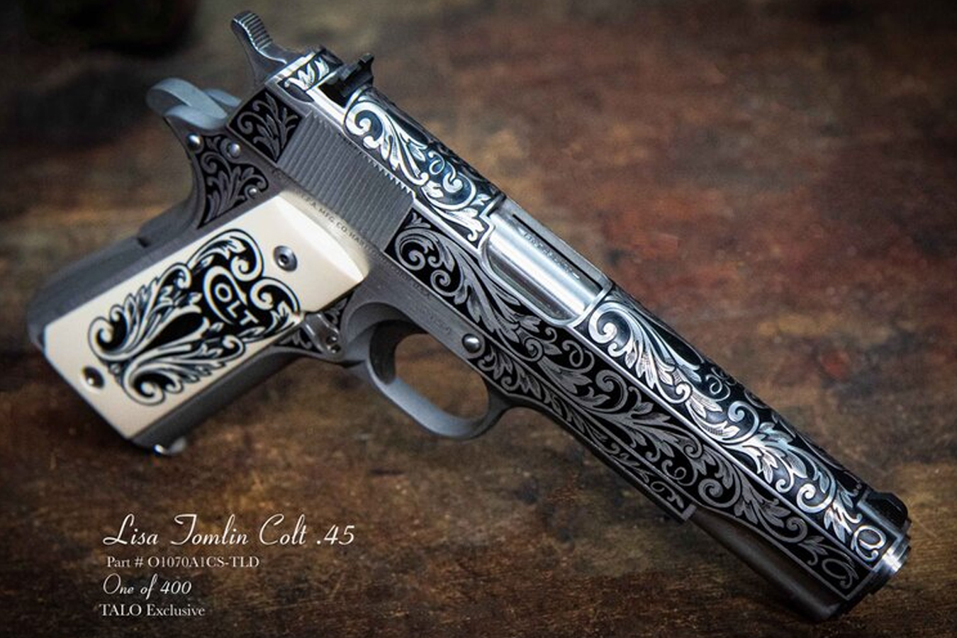 1911-A1 45 ACP Lisa Tomlin Engraver Special Edition (One of 400) 1911-A1 45 ACP Lisa Tomlin Engraver Special Edition (One of 400) - 1911 Pistols - Texas Gun Store