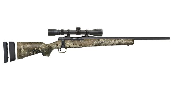 Patriot 243 Win Youth Super Bantam Bolt-Action Rifle with 3-9x40mm Scope and Strata Camo Stock