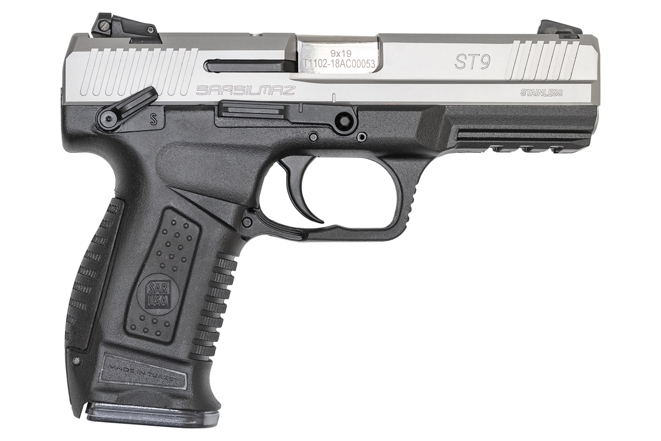 ST9 Stainless 9mm Striker-Fired Pistol ST9 Stainless 9mm Striker-Fired Pistol - Firearms - Texas Gun Store