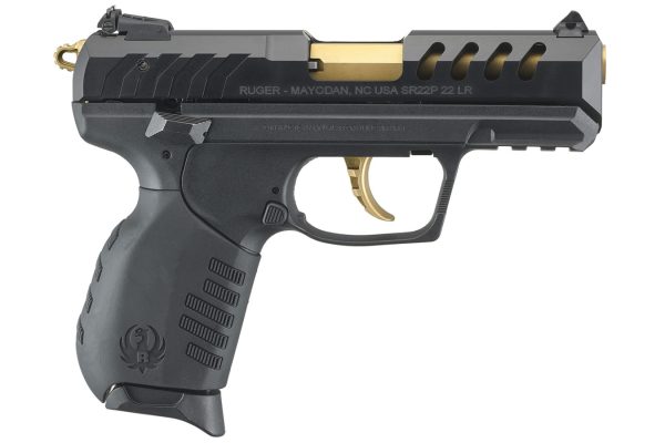 SR22 22LR Rimfire Pistol with Gold PVD Barrel