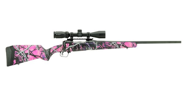 110 Apex Hunter XP 243 Win Bolt-Action Rifle with Muddy Girl Stock and Vortex Crossfire II 3-9x40mm Riflescope