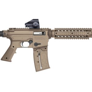 715T 22LR Rimfire Rifle with Flat Dark Earth Finish and 1x Green Dot Sight