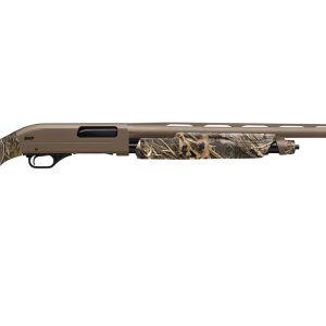 SXP Hybrid Hunter 12 Gauge Pump Action Shotgun with Mossy Oak Shadow Grass Habitat Camo Stock and FDE Barrel / Receiver