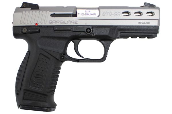 ST9 9mm Stainless Pistol with Ported Slide