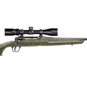AXIS II XP 22-250 Rem Bolt-Action Rifle with Vortex 3-9x40mm Crossfire II Scope and Green Stock with Black Webbing