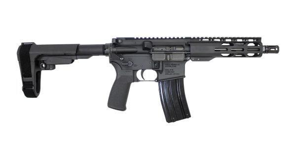 RF-15 5.56mm Semi-Automatic AR15 Pistol with RPR Free-Float Rail and SB Tactical SBA3 Pistol Brace