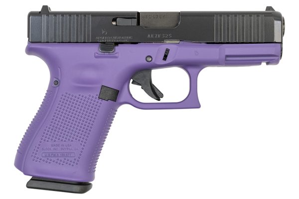 19 Gen5 9mm 15-Round Pistol with Cerakote Purple Frame and Black Slide