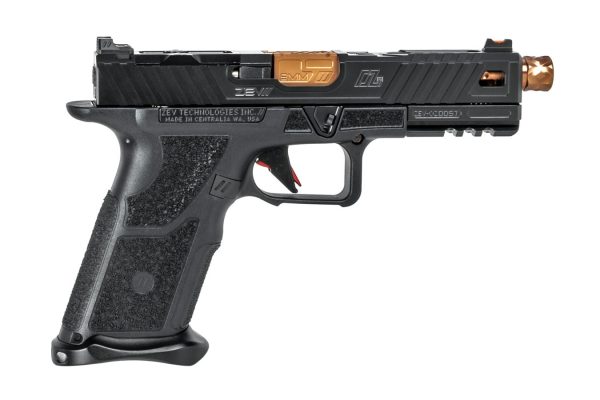 OZ9 Elite Standard 9mm Pistol with X Grip Polymer Frame and Bronze Barrel