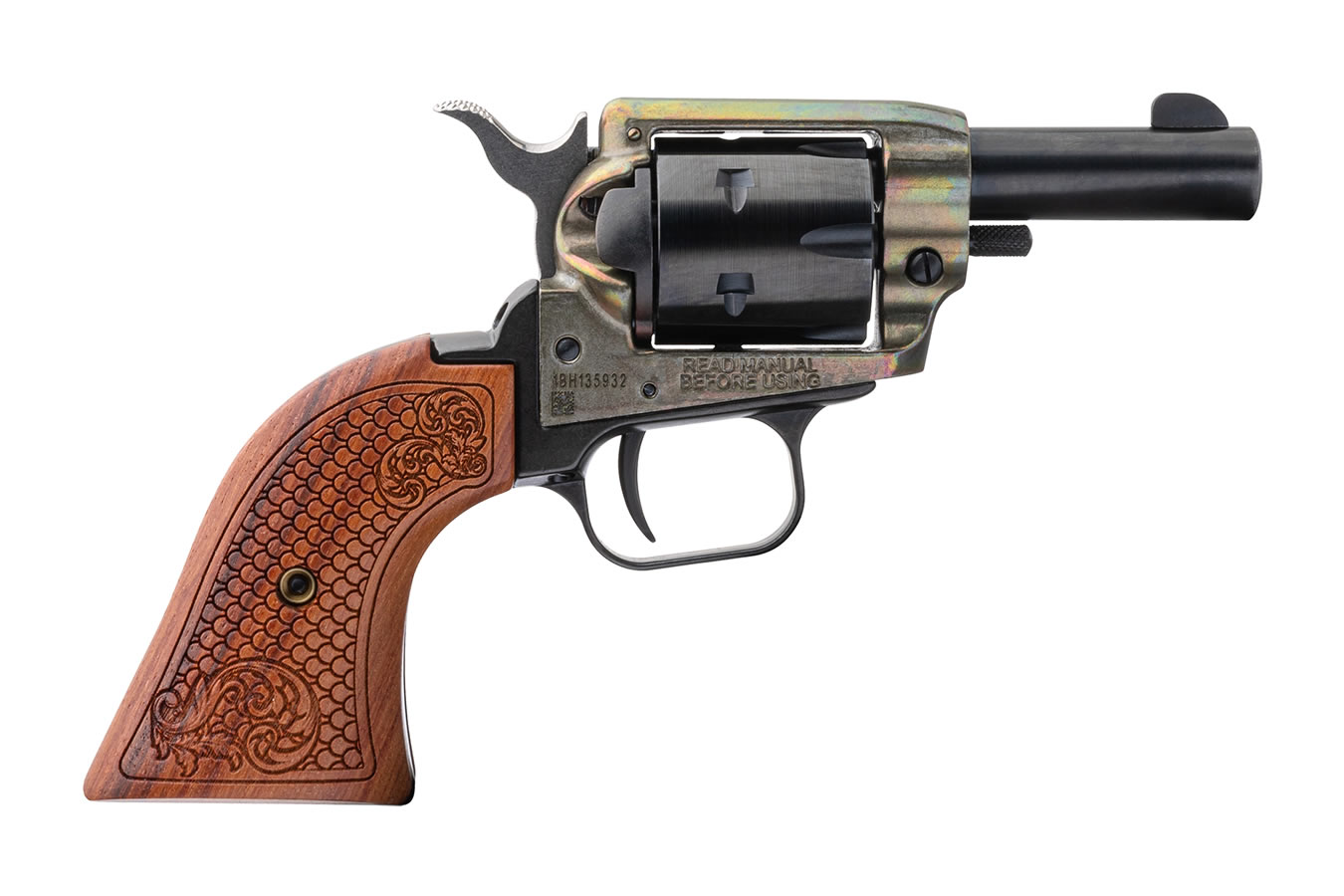 Barkeep 22LR Revolver with Scroll Grip Handle Barkeep 22LR Revolver with Scroll Grip Handle - Firearms - Texas Gun Store
