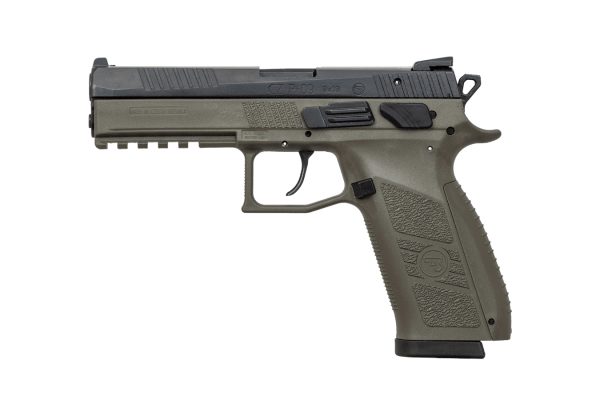 P-09 9mm DA/SA Pistol with OD Green Frame