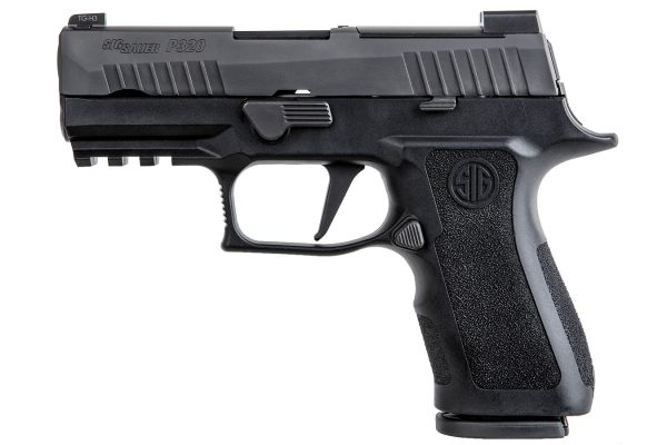 P320 X-Compact 9mm 10-Round Pistol with Black Nitron Slide (Romeo1 Pro Compatible)