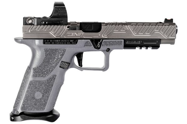 OZ9 Competition 9mm Full-Size Pistol with Titanium Gray Finish and Bushnell First Strike 2.0 Red Dot