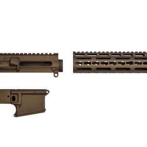 Milsport 223/5.56 Upper/Lower Receiver Combo with Burnt Bronze Finish