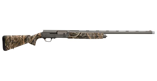 A5 Wicked Wing 12 Gauge Semi-Auto Shotgun with Tungsten Cerakote Finish and Mossy Oak Shadow Grass Habitat Camo Stock