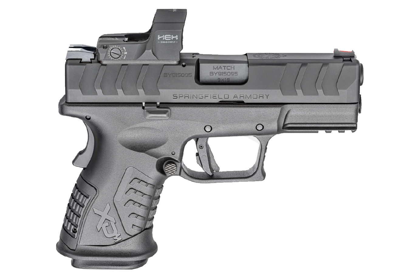 XDM Elite Compact 9mm Pistol with Hex Dragonfly Red Dot