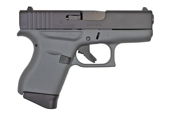 43 9mm Single Stack Pistol witih Gray Cerakote Grip Frame