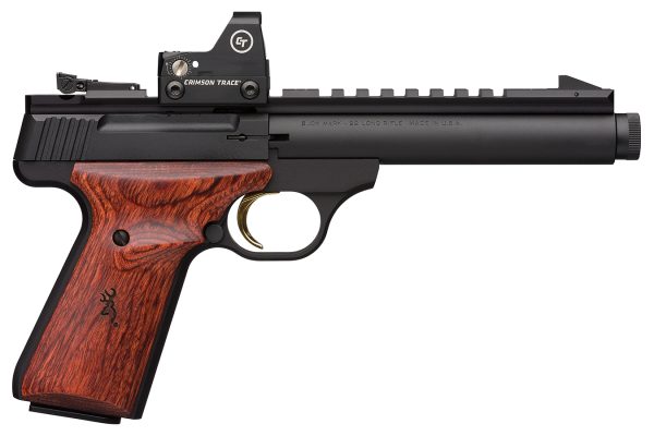 Buck Mark Field/Target 22LR Suppressor Ready Rimfire Pistol with Crimson Trace Red Dot Sight