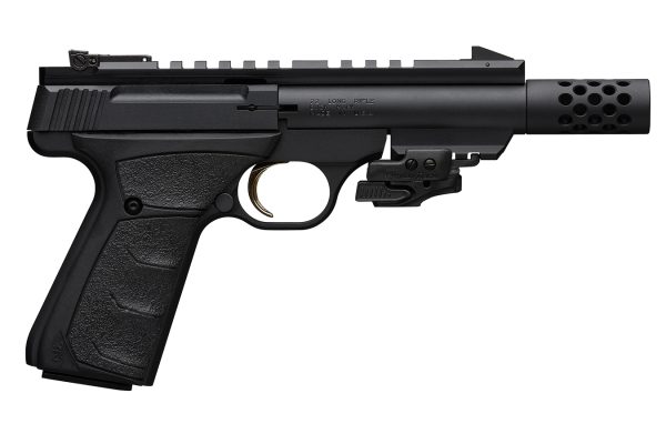 Buck Mark Black Label 22LR Suppressor Ready Rimfire Pistol with Crimson Trace Laser