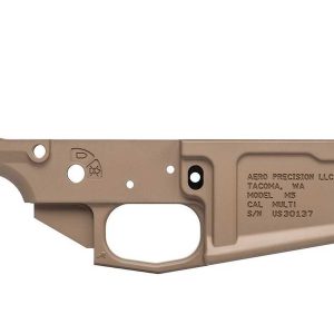 M5 AR-10 Stripped Lower Receiver (FDE Cerakote)