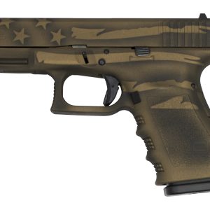 19 Gen3 9mm PIstol with Coyote Battle Worn Flag Finish