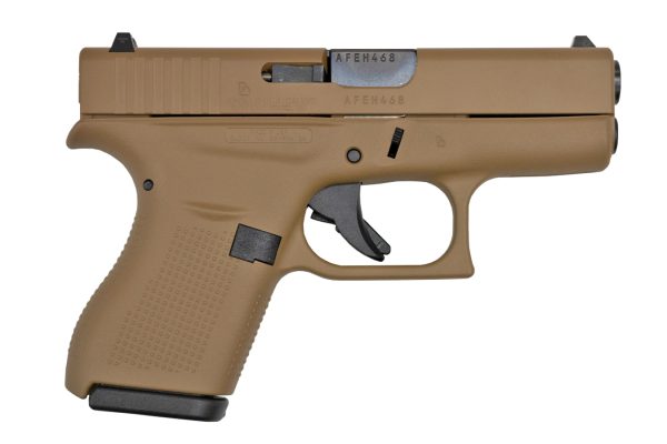 42 380 ACP Single Stack Pistol with Dark Earth Cerakote Finish