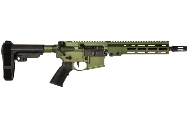 Super Duty 5.56mm AR-15 Pistol with OD Green Finish and SBA3 Brace