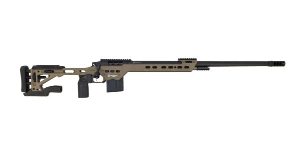 6.5 PRC Bolt Action Competition Rifle with FDE Cerakote Finish