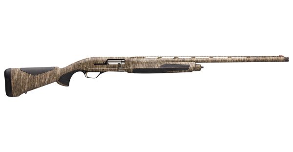 Maxus II 12 Gauge Semi-Auto Shotgun with 26 Inch Barrel and Mossy Oak Bottomland Camo Finish