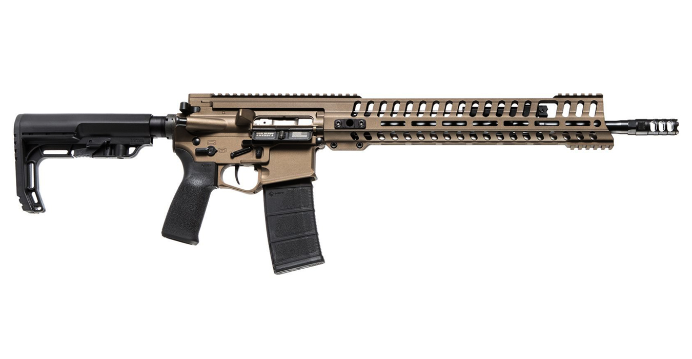 P415 Edge 5.56mm AR-15 Rifle with 16.5 Inch Barrel and Burnt Bronze Finish