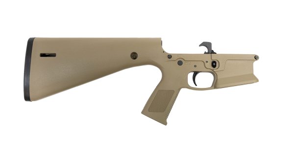 KP-15 Complete Lower Mil-Spec FCG Polymer Receiver with FDE Finish