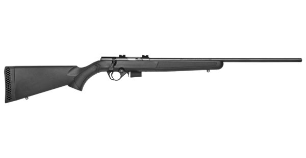 817 17 HMR Bolt Action Rifle with Blued Barrel and Black Synthetic Stock