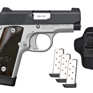 Micro 380 ACP Two-Tone Ready to Carry Package with Three Magazines and DeSantis Pro Stealth Holster