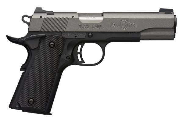 1911-22 Compact Black Label 22LR Semi-Auto Pistol with Tungsten Slide Finish